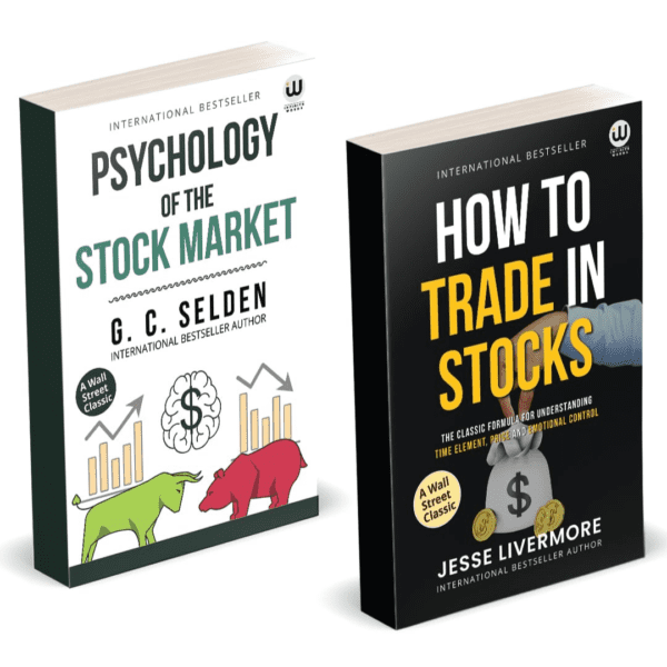 How To Trade In Stocks | Psychology Of The Stock Market | Jesse Livermore | Jesse L. Livermore | G. C. Selden | English Money Books Combo Gift Pack Set