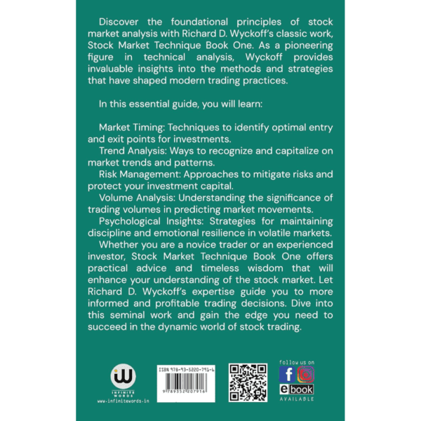 Psychology Of The Stock Market | Stock Market Technique Book One | Stock Market Technique Book Two | G. C. Selden | Richard D. Wyckoff | English Money Books Combo Gift Pack Set