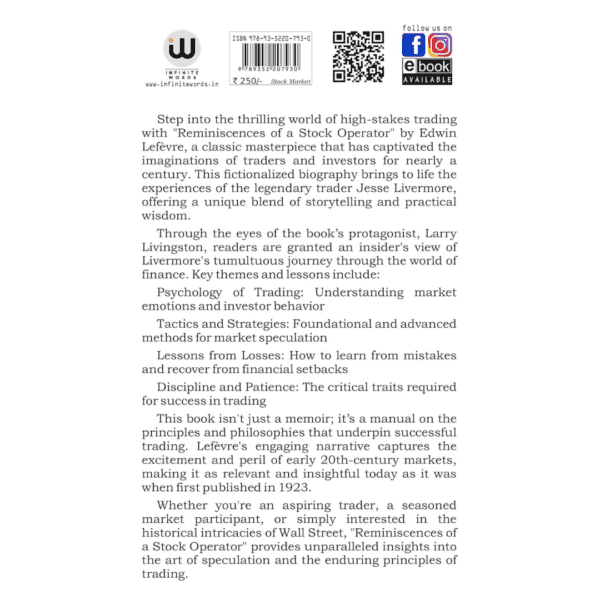 Reminiscences Of A Stock Operator | Stock Market Technique Book One | Stock Market Technique Book Two | Edwin Lefevre | Edwin Lefèvre | Richard D. Wyckoff