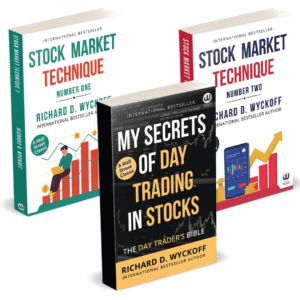 My Secrets Of Day Trading In Stocks | Stock Market Technique Book One | Stock Market Technique Book Two | Richard D. Wyckoff | English Money Books Combo Gift Pack Set